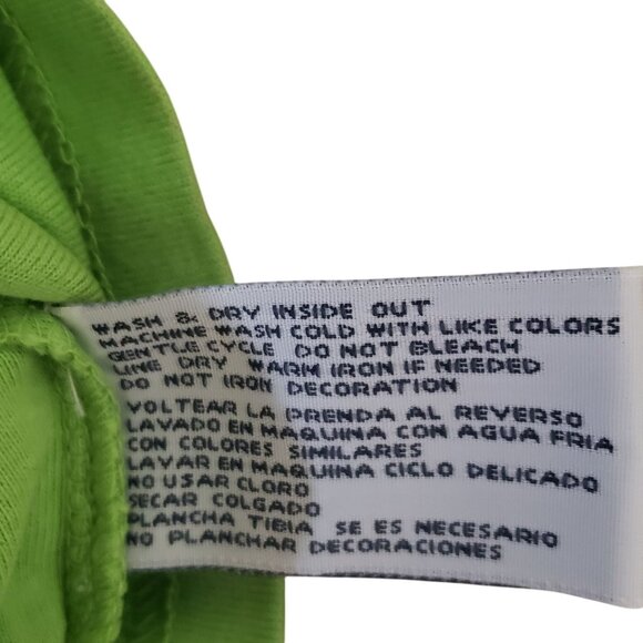 Vintage 90s Izod Womens Petite Green Floral Embroidered Short Sleeve T-Shirt PM - Picture 5 of 7